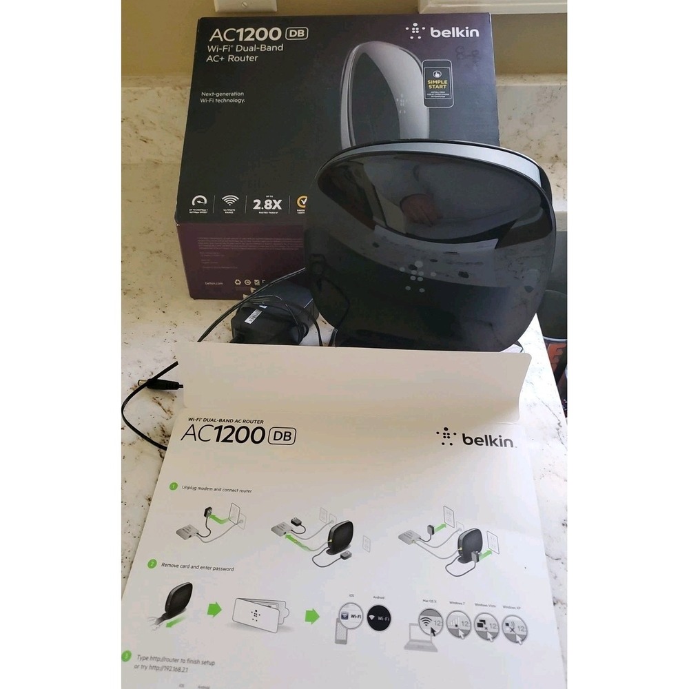 Belkin AC 1200 DB Wi-Fi Router Ac+ - Picture 2 of 2